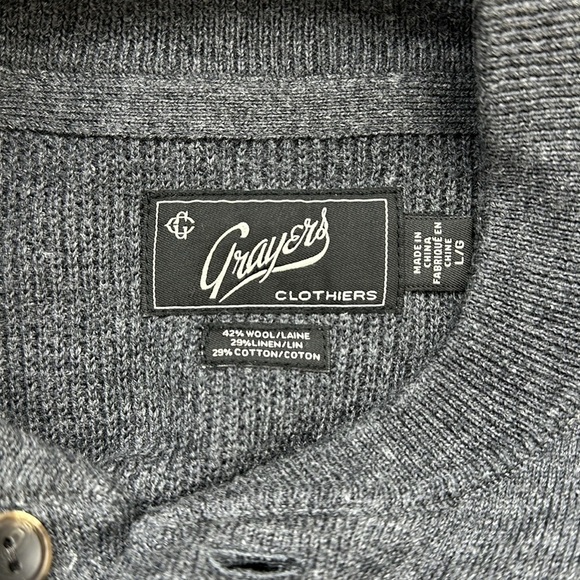 Grayers Clothiers Henley Sweater - Picture 7 of 8